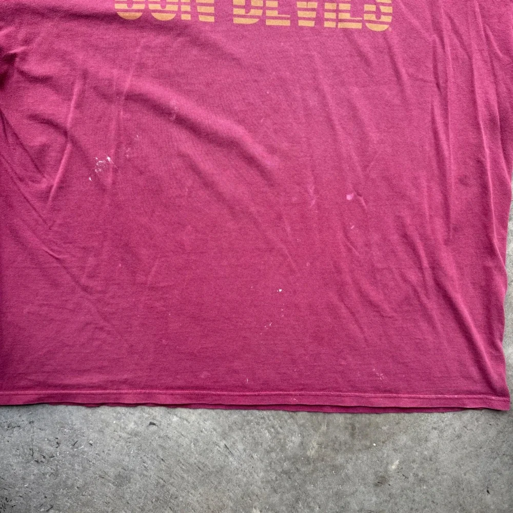 Vintage Nike Arizona State Sun Devils T-Shirt XXL Maroon Gold ASU NCAA Tee